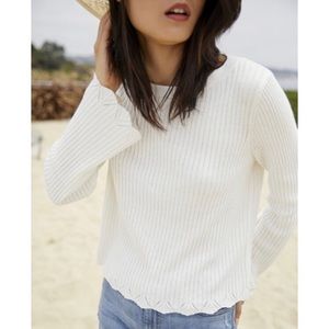 RACHEL PARCELL BELL SLEEVE SWEATER